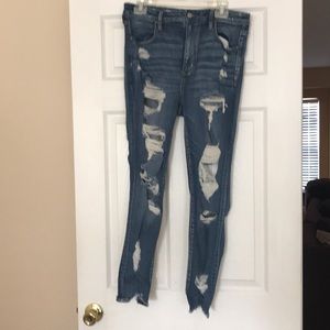 Super high rise jeggings